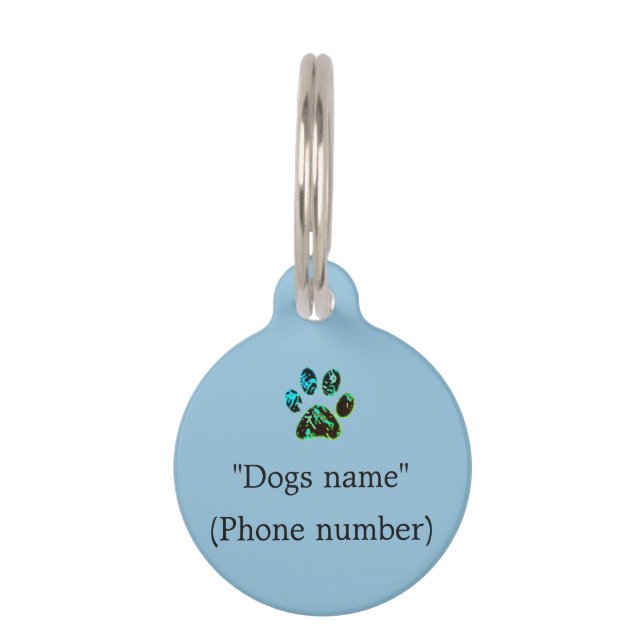 Dog Tag Blue (Front)
