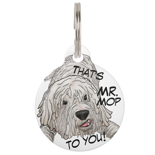 Dog Tag Komondor Penning (Front)