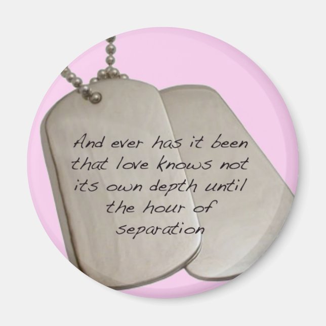 Dog Tag Magnet (Front)