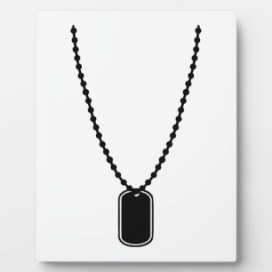 Dog Tag Plaque