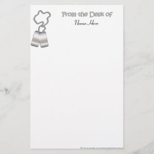 Dog Tag Stationary Stationery