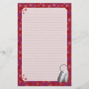 Dog Tags N Stars Stationery