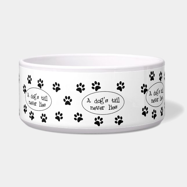 Dog Tail Dog Bowl (Right)