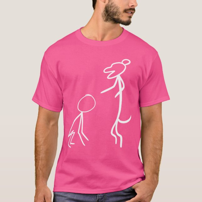 Dog teaching Human retro boy T-Shirt (Front)