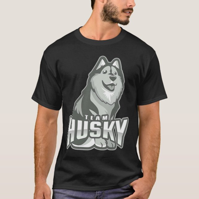 Dog  Team Husky T-Shirt (Front)