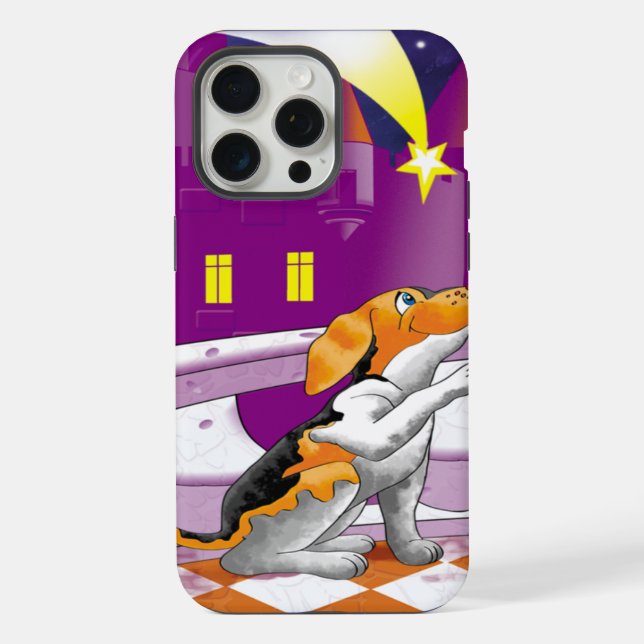dog telescope iPhone case (Back)
