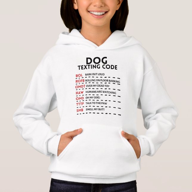 Dog Texting Secret Code (Front)
