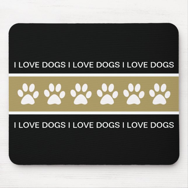 Dog Theme Mouse Pad (Front)