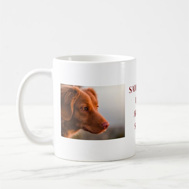Dog themed coffee mug (Left)