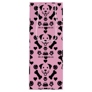 Dog Themed Gift Wine Gift Bag