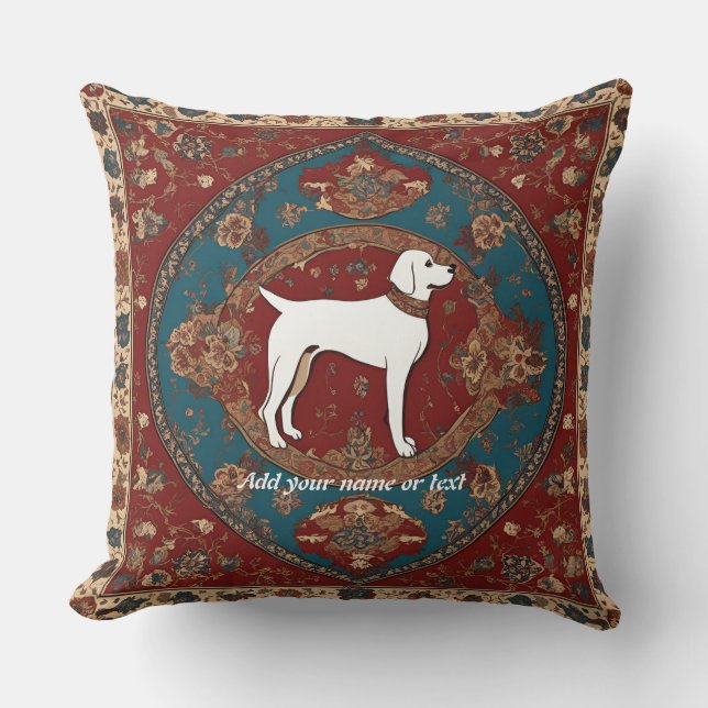 Dog Throw Pillow (Front)