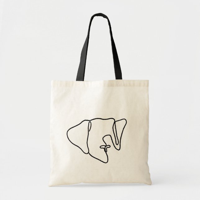 Dog Tote Bag (Front)