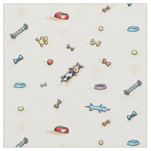 Dog Toy Land Fabric