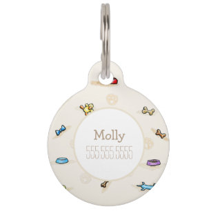 Dog Toy Land Personalised Pet Tag