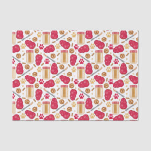 Dog Toys with Peanut Butter - White Tissue Paper