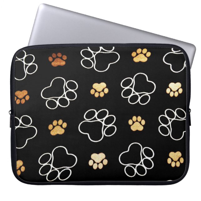 Dog Tracks Computer Sleeve (Front)