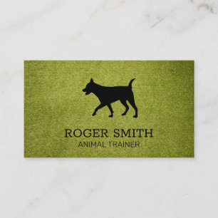 Dog Trainer Animal Services Dog Sitter Business Card