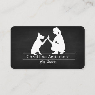 Dog trainer business card
