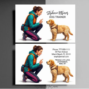 Dog Trainer  Business Card