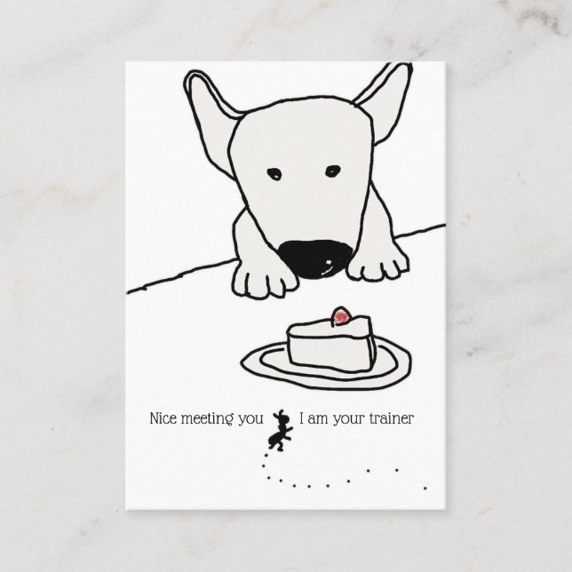Dog Trainer Business Card (Front)