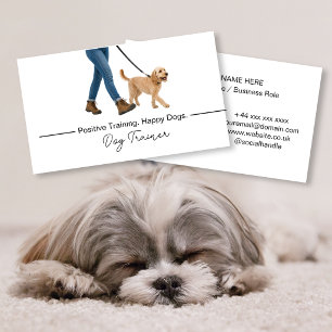 Dog Trainer Business Card Professional Dog Train