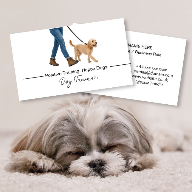 Dog Trainer Business Card | Professional Dog Train (Creator Uploaded)