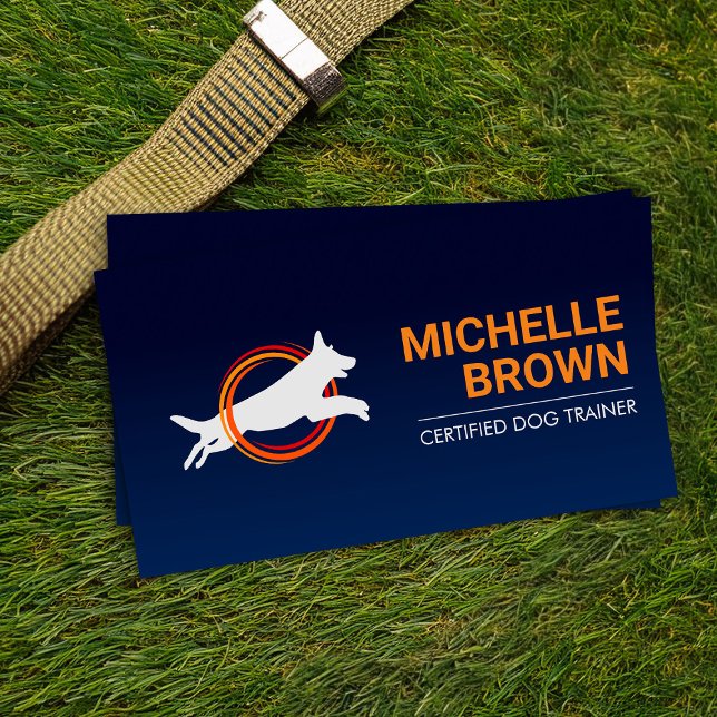 Dog Trainer - Canine Behaviorist  Business Card (Creator Uploaded)