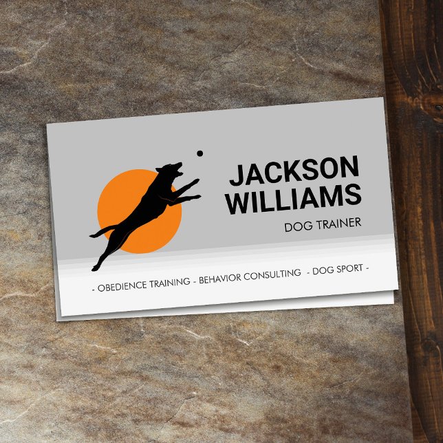 Dog Trainer - Canine Behaviorist  Business Card (Creator Uploaded)