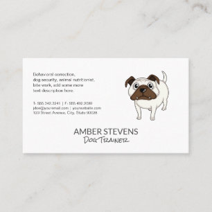 Dog Trainer Cute Dog Business Card