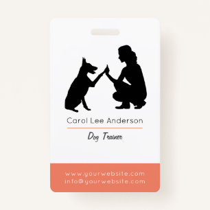 Dog trainer  ID badge
