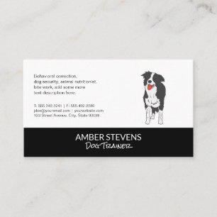 Dog Trainer   Sitter   Dog Icon Business Card