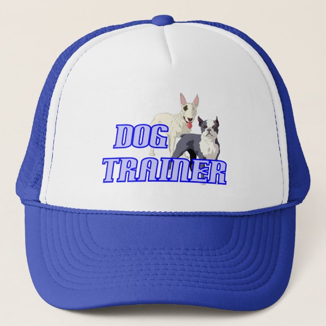 Dog Trainer Trucker Hat/Cap Hat (Front)