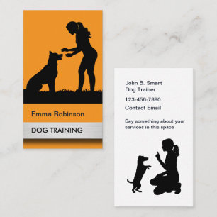 Dog Training And Obedience Business Cards
