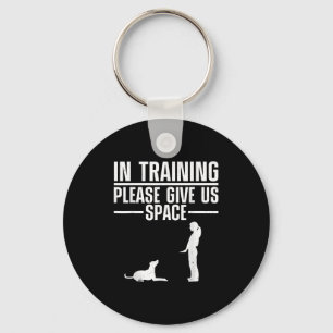 Dog Training Art For Men Women Puppy Agility Dog T Key Ring