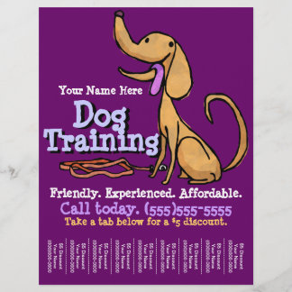 Dog Training. Custom Promotional Flyer