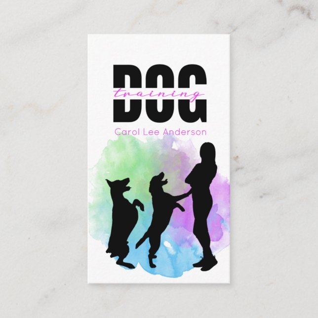 Dog training / Dog Trainer Business Card (Front)