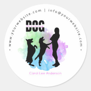Dog training / Dog Trainer Classic Round Sticker