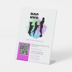 Dog training / Dog Trainer Pedestal Sign