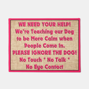Dog Training Door Mat