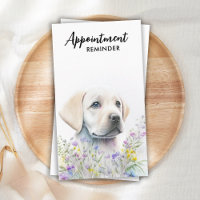 Dog Training Pet Sitter Floral Cute Puppy Labrador