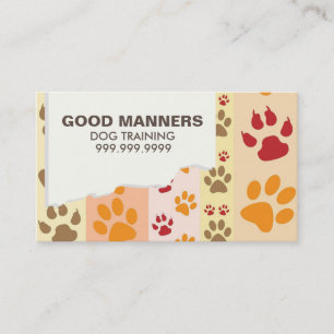 Dog Training Pet Sitting Walker Business Card