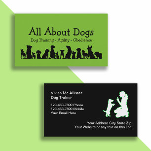 Dog Training Professional Business Cards