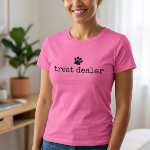 Dog Treat Dealer Funny Humour Dog Owner Dog Treats T-Shirt