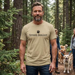 Dog Treat Dealer Funny Humour Dog Owner Dog Treats T-Shirt