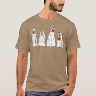 Dog Treat Or Treating Pyjamas Jackolantern Ghost H T-Shirt