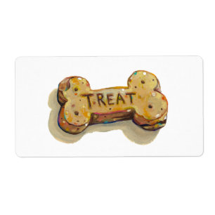 Dog treat stickers fun art for dogs party events