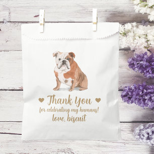 Dog Treat Wedding Favor Bag