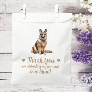 Dog Treat Wedding Favour Bag
