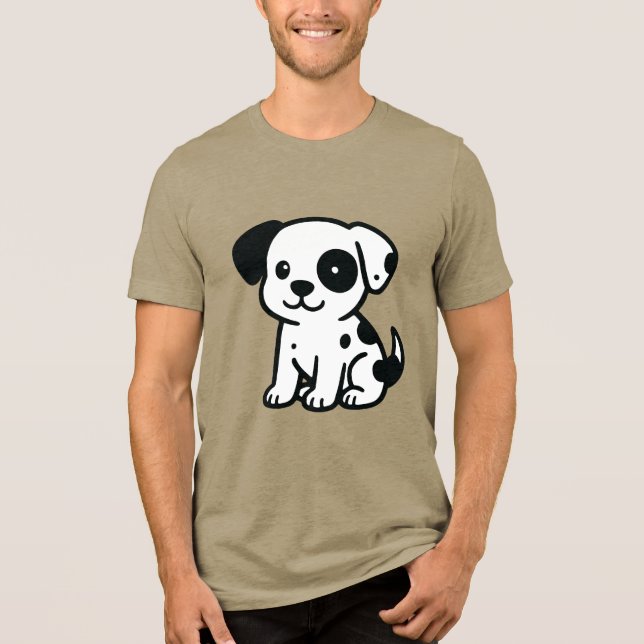 dog Tri-Blend shirt (Front)