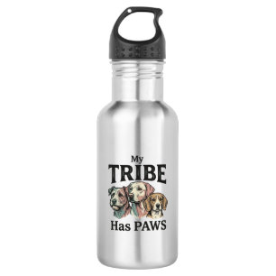 Dog Tribe Has Paws Vintage Engraving Design_1 532 Ml Water Bottle